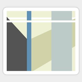 Industrial Geometric Abstract Sticker